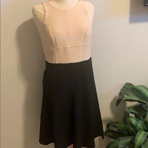 Ann Taylor flare midi dress